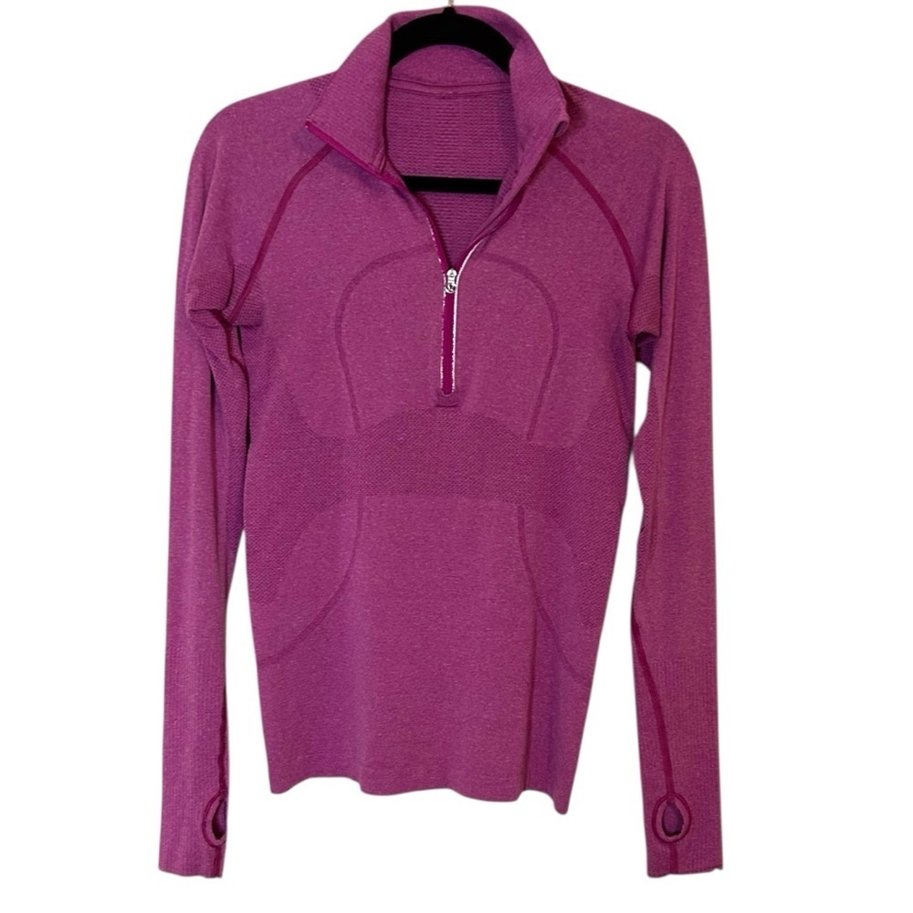 Lululemon Run: Swiftly Tech 1/2 Zip- Ultra Violet- Size 6 - Picture 2 of 15